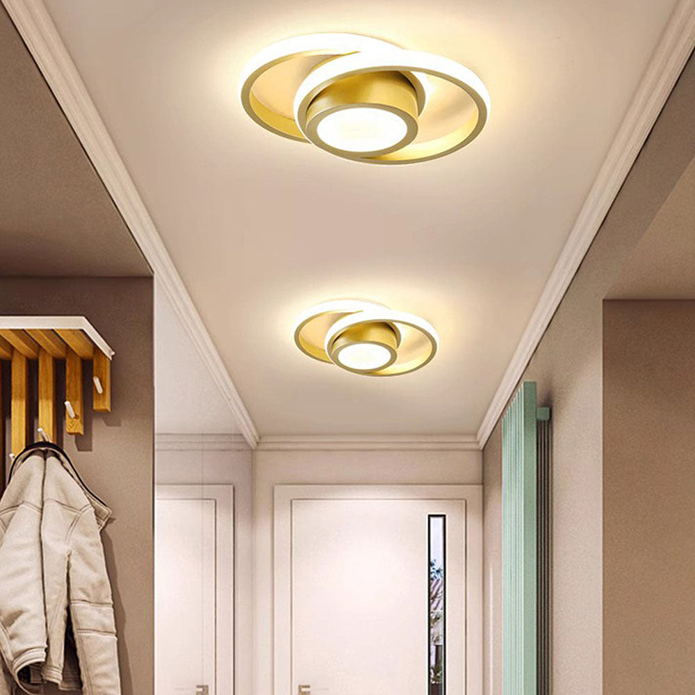 Bolania | Deckenleuchte - Doppelter LED-Ring - Minimalistisches Design - Moderne Beleuchtungseinrichtung