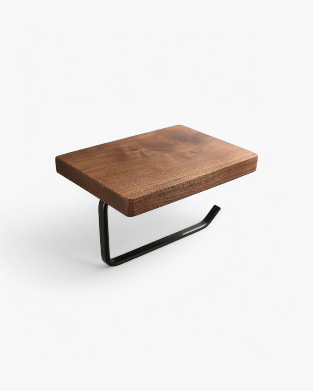 Ebénis – Eleganter Toilettenpapierhalter mit Ablage - Bolania