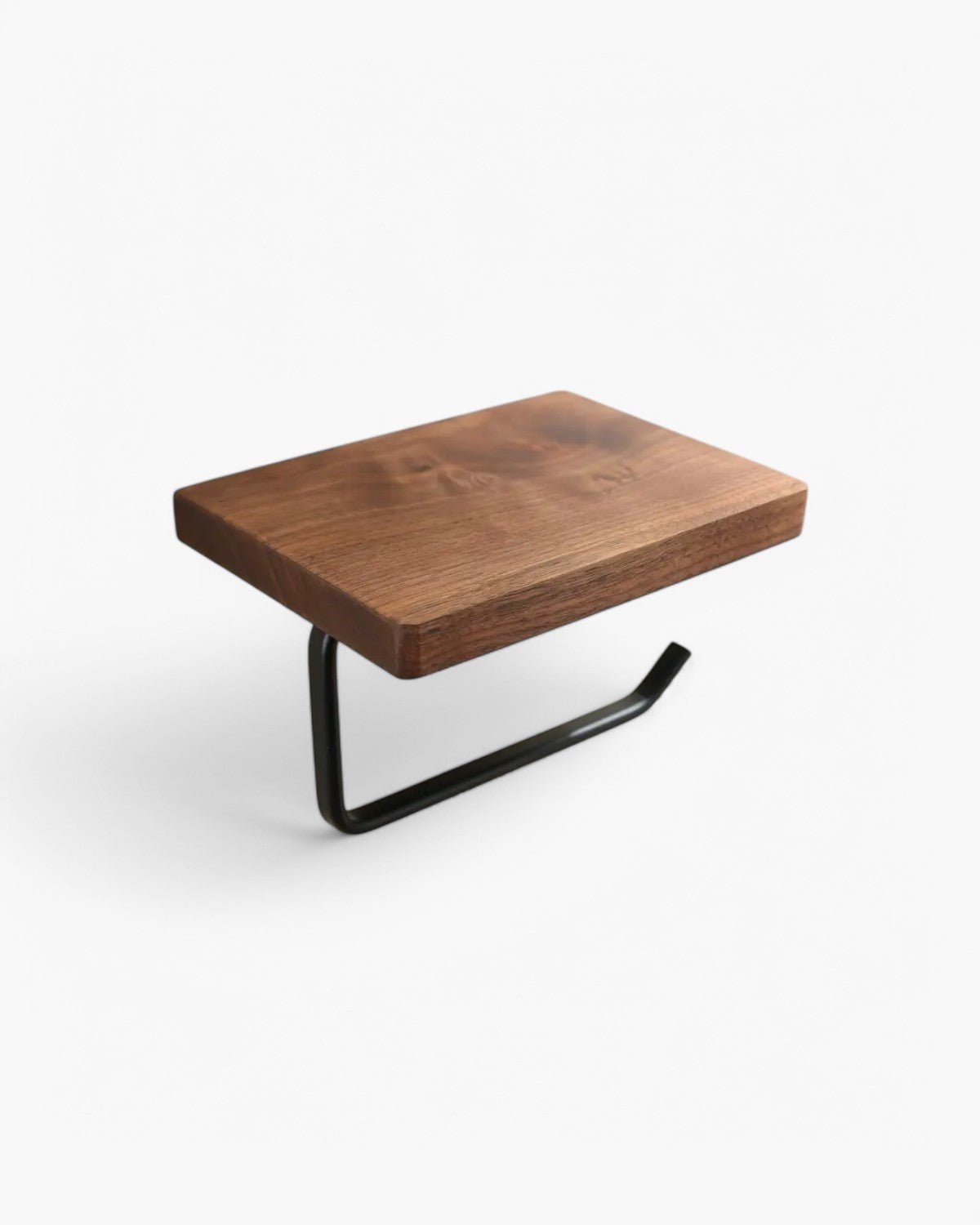 Ebénis – Eleganter Toilettenpapierhalter mit Ablage - Bolania