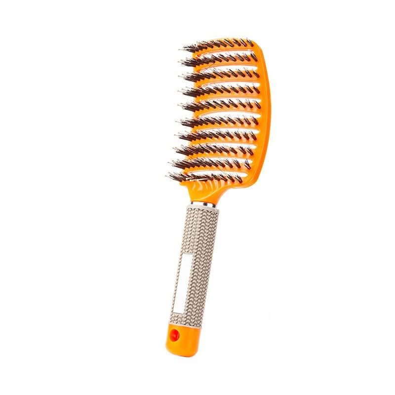 Entwirrungsbürste mit Flexiblen Borsten und Massageeffekt für Nasses und Trockenes Haar Antistatisch und Ergonomisch - Bolania
