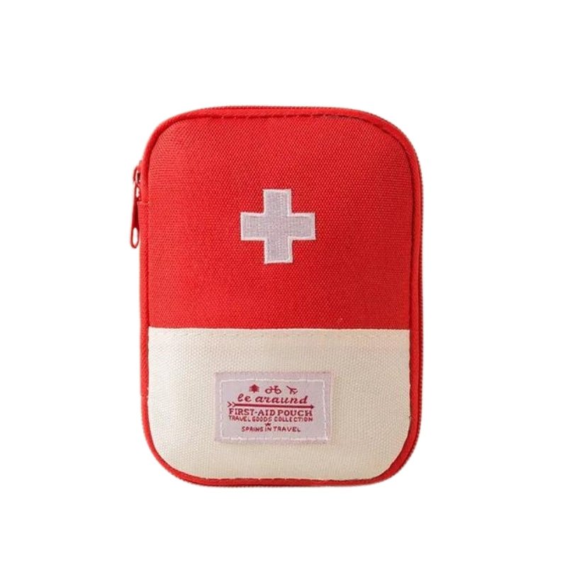 Erste - Hilfe - Tasche für Reisen Medizin - Aufbewahrung mit Mehreren Fächern aus Nylon Kompakt mit Reißverschluss in 3 Größen - Bolania