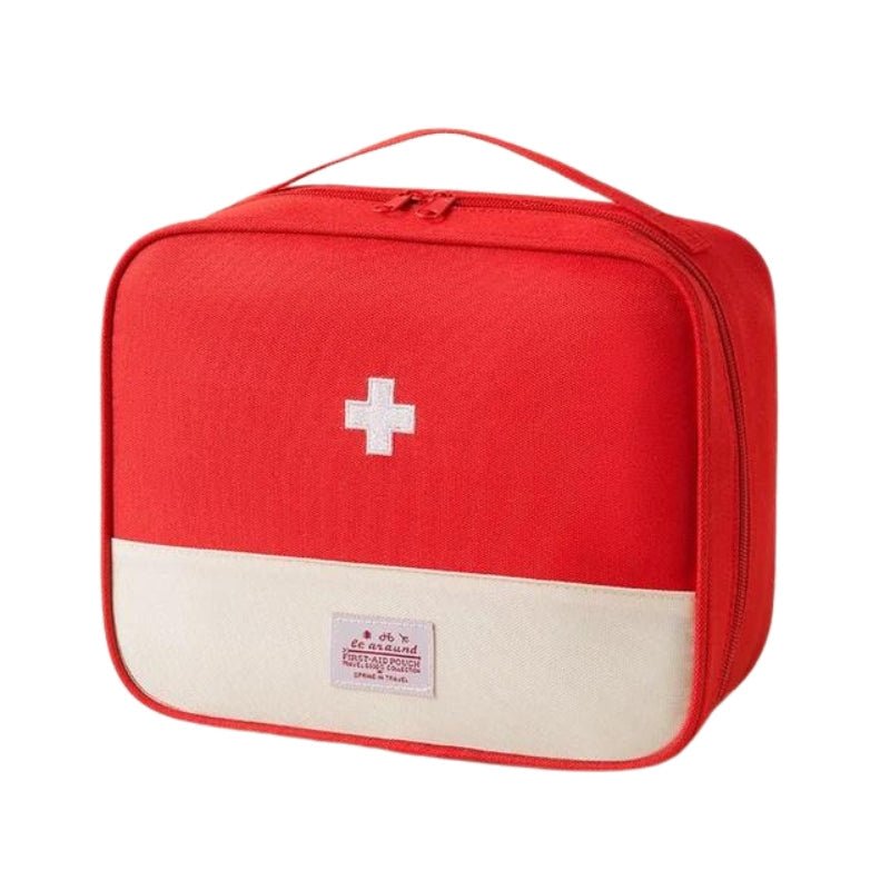 Erste - Hilfe - Tasche für Reisen Medizin - Aufbewahrung mit Mehreren Fächern aus Nylon Kompakt mit Reißverschluss in 3 Größen - Bolania