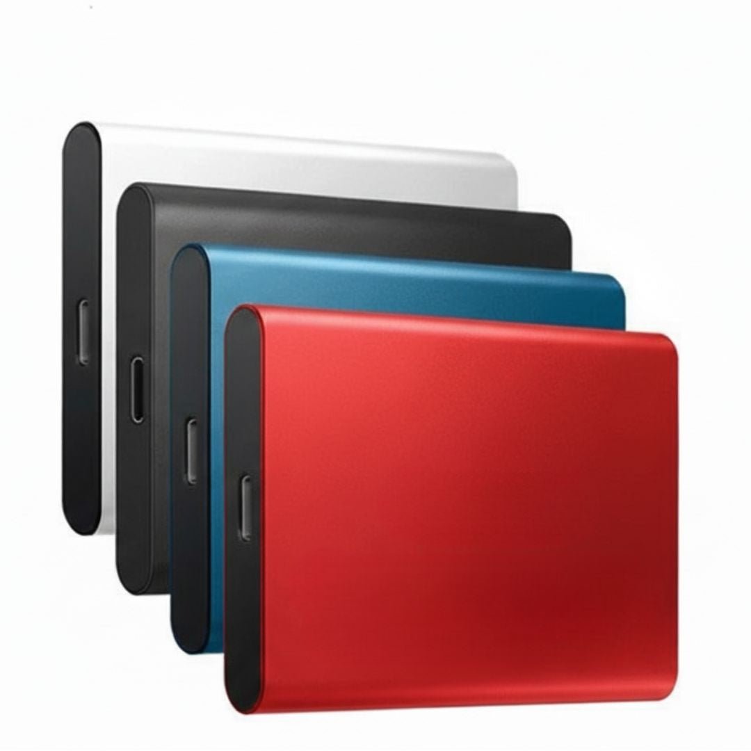 Externe SSD 128 GB Portable Mobile Storage mit USB - C Anschluss Kompakt für Laptop Smartphone und Tablet - Bolania