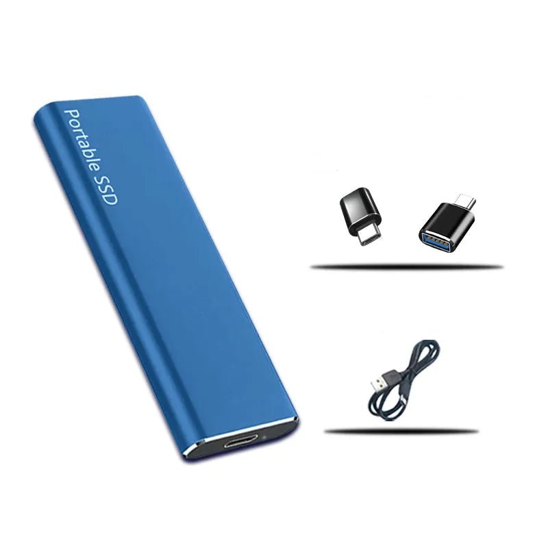 Externe SSD 4TB mit USB - C 3.1 Anschluss Aluminium - Gehäuse und Plug - and - Play für PC Mac und Android - Bolania