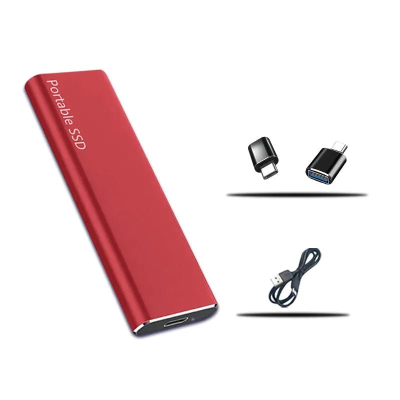 Externe SSD 4TB mit USB - C 3.1 Anschluss Aluminium - Gehäuse und Plug - and - Play für PC Mac und Android - Bolania