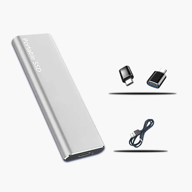 Externe SSD 4TB mit USB - C 3.1 Anschluss Aluminium - Gehäuse und Plug - and - Play für PC Mac und Android - Bolania