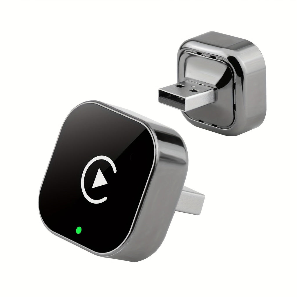 Wireless CarPlay und Android Auto Adapter 2-in-1 mit USB und USB-C Plug-and-Play für Kabellose Verbindung im Auto