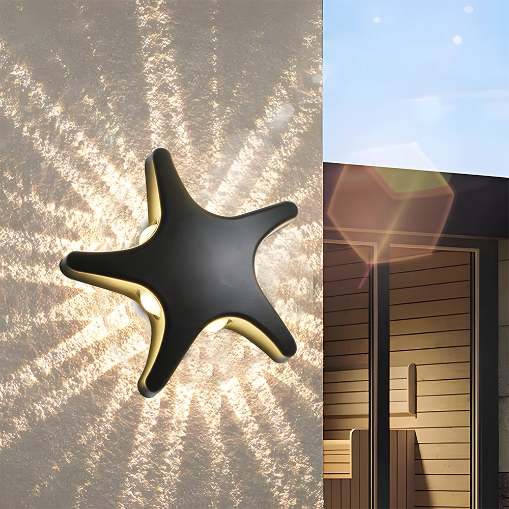 Bolania | Wandleuchte - Sternförmige LED - Kreative Außenleuchte für stilvolle Beleuchtung
