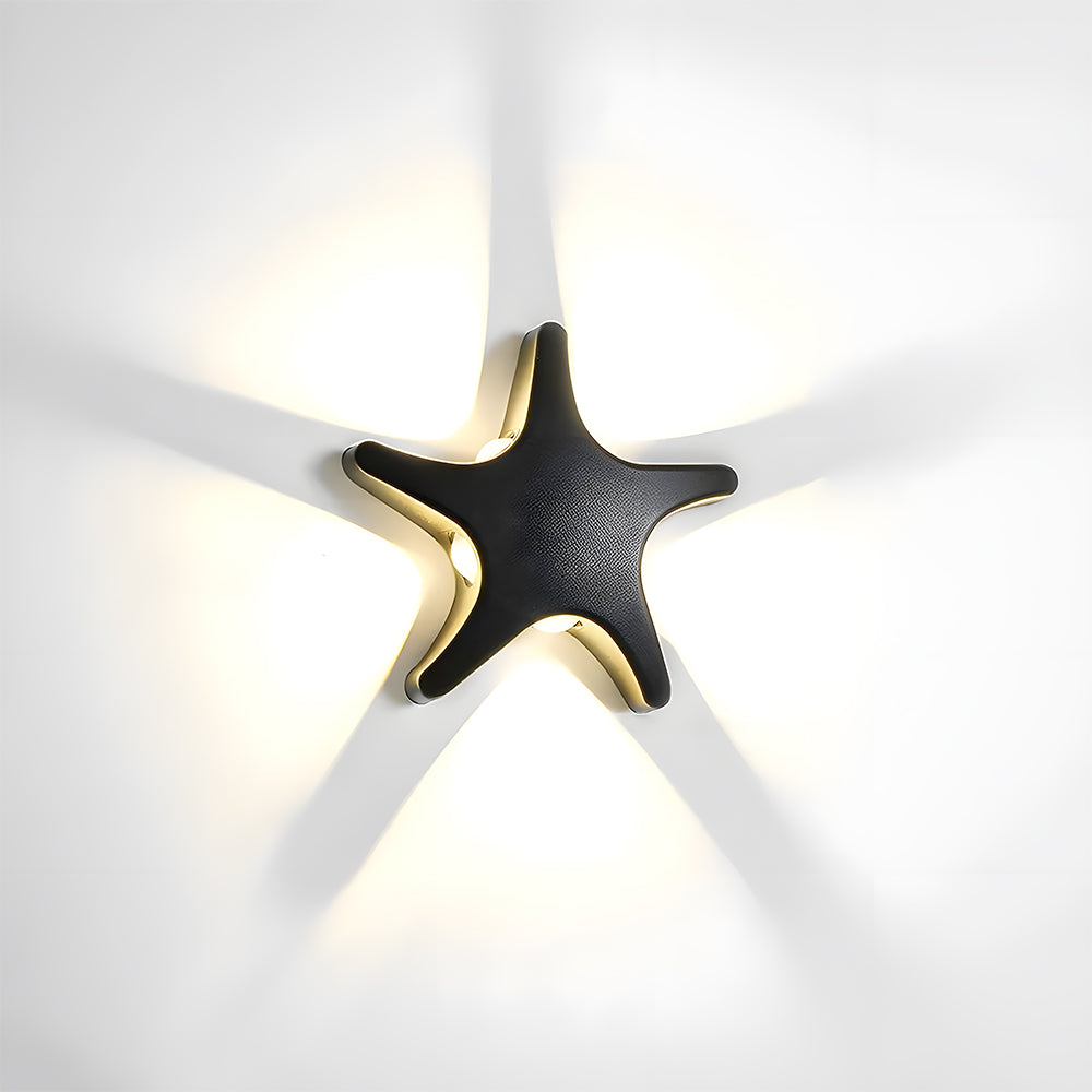 Bolania | Wandleuchte - Sternförmige LED - Kreative Außenleuchte für stilvolle Beleuchtung