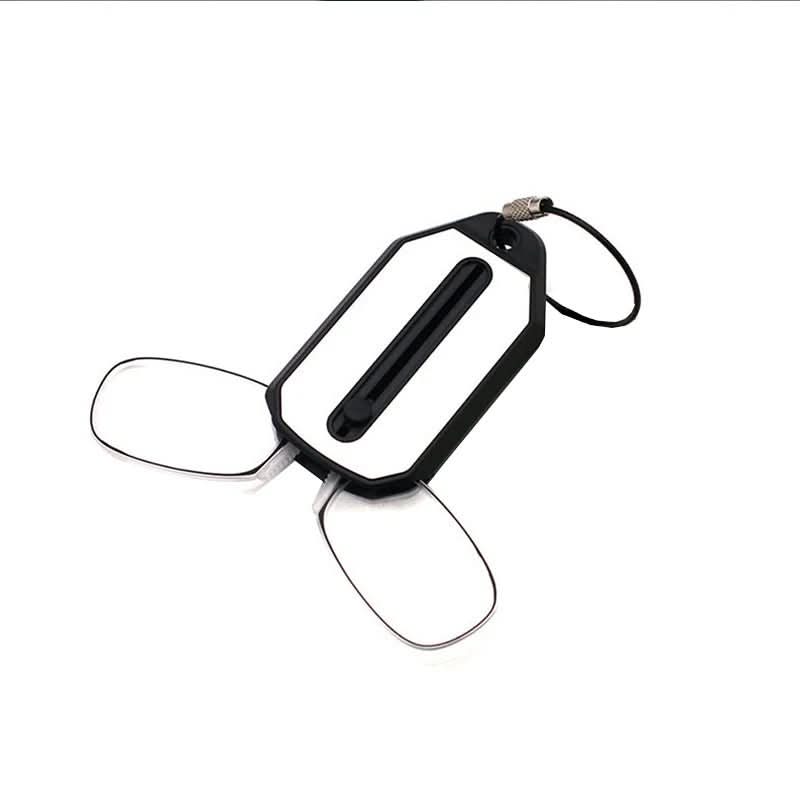 Faltbare Mini-Lesebrille im Schlüsselbund-Etui Ultraleicht und Randlos in Verschiedenen Plus-Stärken für Unterwegs