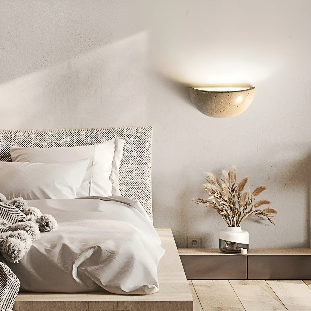 Bolania | Wandleuchte - Halbrunde LED-Leuchte -Zen Design