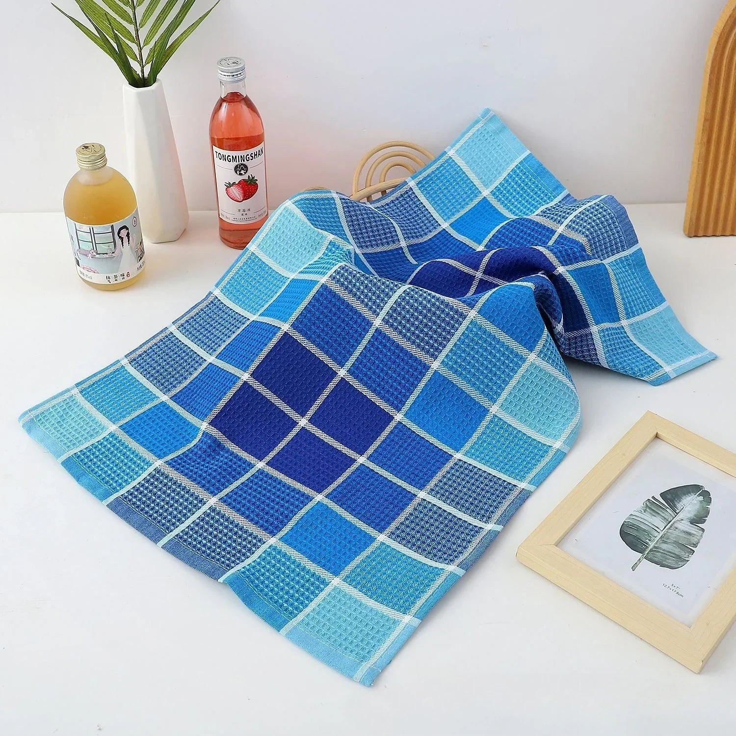 Havenport Küchenhandtücher – Retro - Waffelstruktur für Farbe & Komfort - Bolania