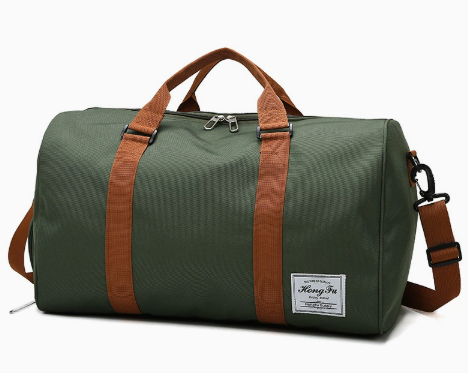 Wochenend-Reisetasche 35L mit Schuhfach Schultergurt und Mehreren Innenfächern aus Oxford-Gewebe für Damen und Herren