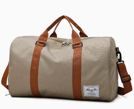 Wochenend-Reisetasche 35L mit Schuhfach Schultergurt und Mehreren Innenfächern aus Oxford-Gewebe für Damen und Herren