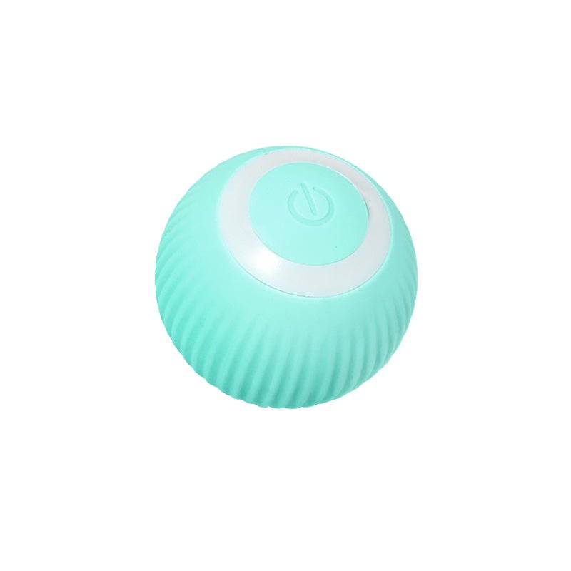 Interaktiver Selbstrollender Spielball für Katzen und Welpen mit LED-Licht USB-Aufladbar Hindernis-Sensor Automatisch - Bolania