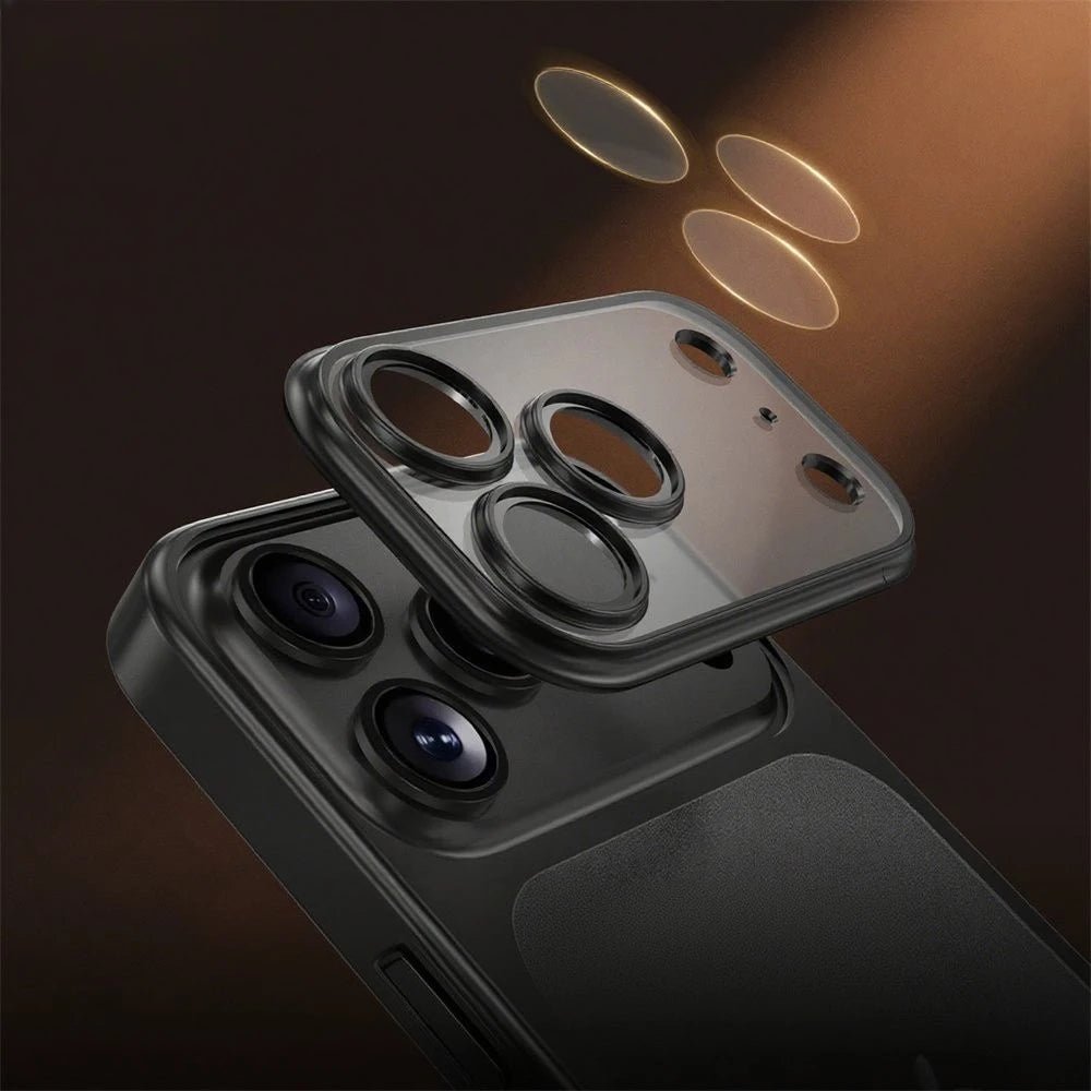 iPhone Hülle aus Luftfahrt - Aluminium mit Mattierter Rückseite Objektivschutz und Ultraflachem Profil - Bolania