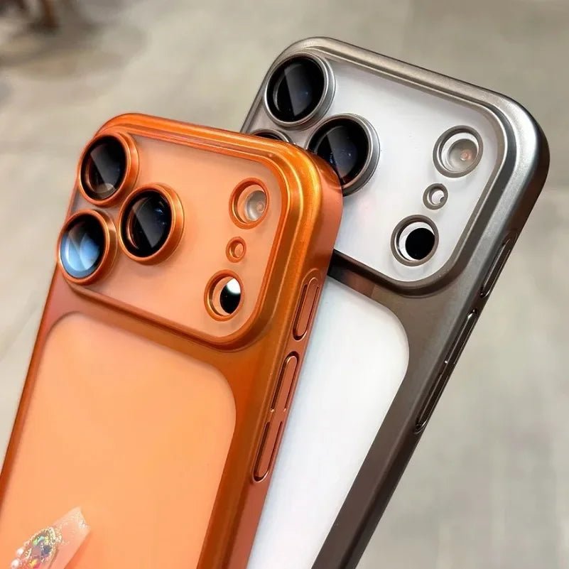 iPhone Hülle aus Luftfahrt - Aluminium mit Mattierter Rückseite Objektivschutz und Ultraflachem Profil - Bolania
