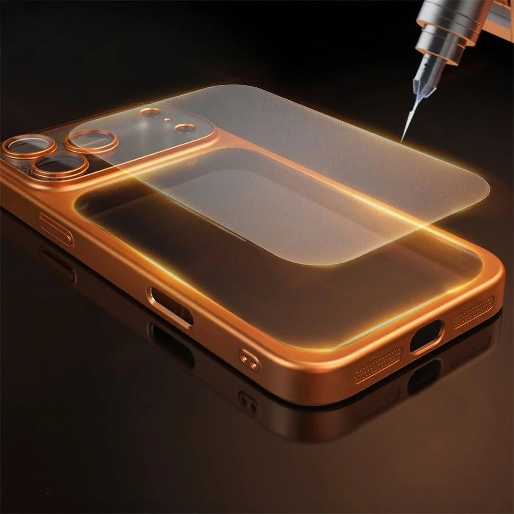 iPhone Hülle aus Luftfahrt - Aluminium mit Mattierter Rückseite Objektivschutz und Ultraflachem Profil - Bolania