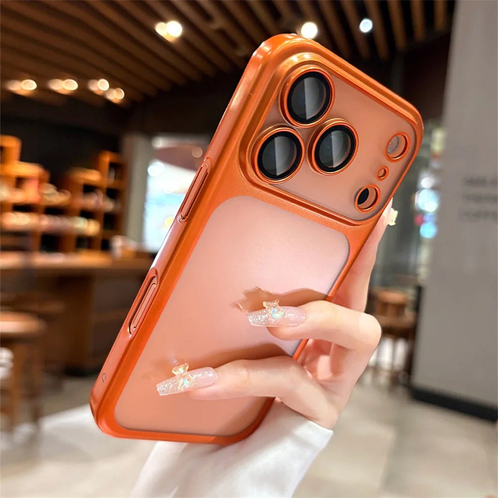 iPhone Hülle aus Luftfahrt - Aluminium mit Mattierter Rückseite Objektivschutz und Ultraflachem Profil - Bolania