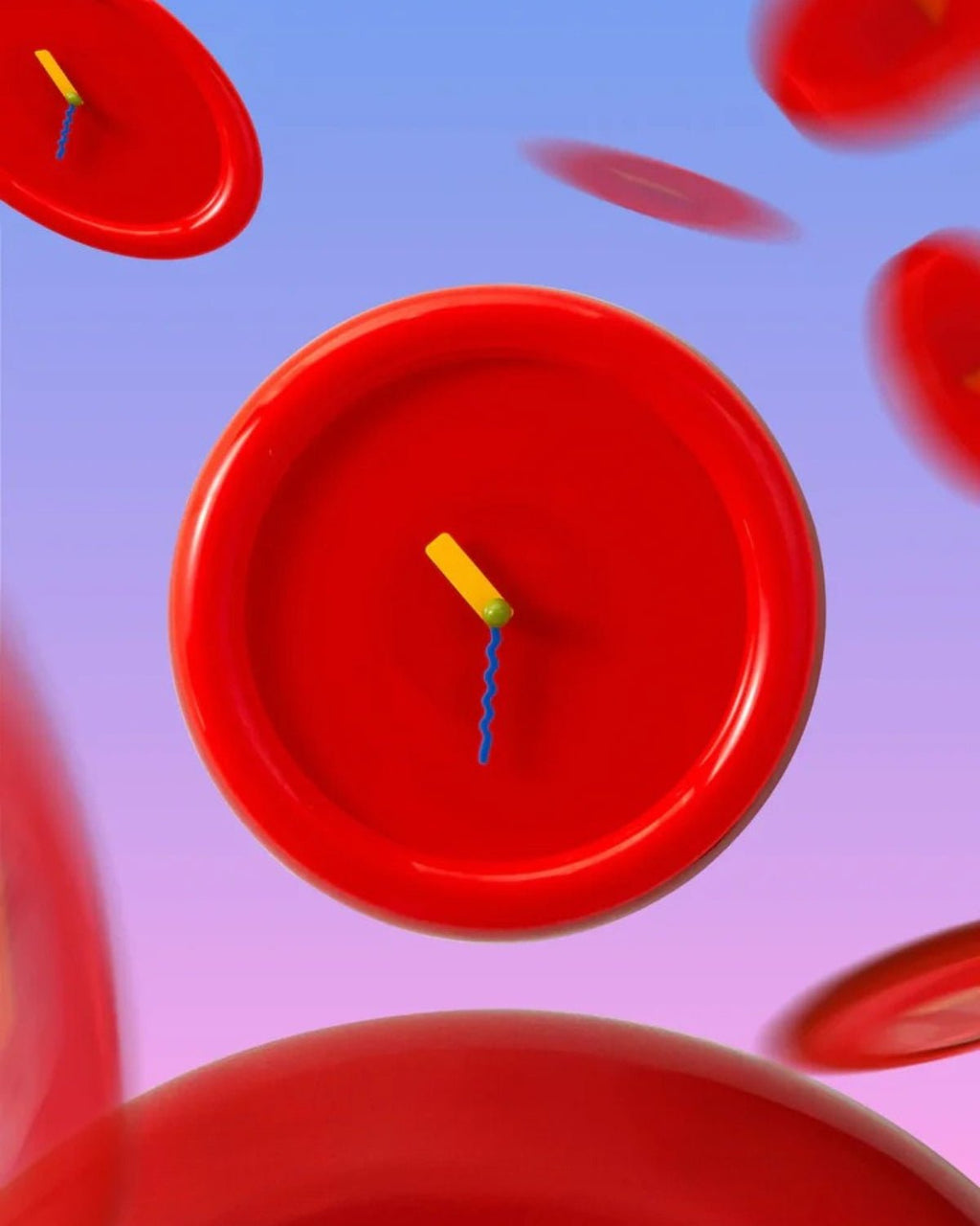 Jovia Coloris – Verspielte Wanduhr für Kreative Räume - Bolania