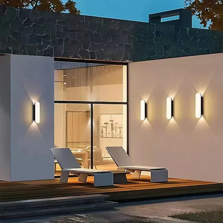Bolania | Wandleuchte - Wasserdichte LED-Wandleuchte - Moderne Innen-/Außenbeleuchtung