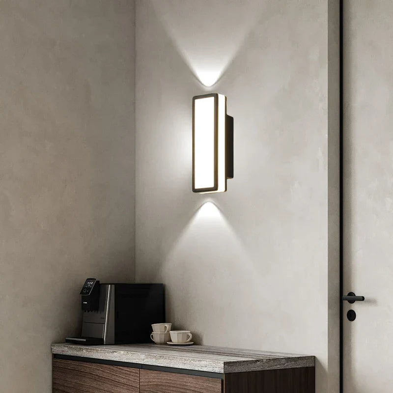 Bolania | Wandleuchte - Wasserdichte LED-Wandleuchte - Moderne Innen-/Außenbeleuchtung