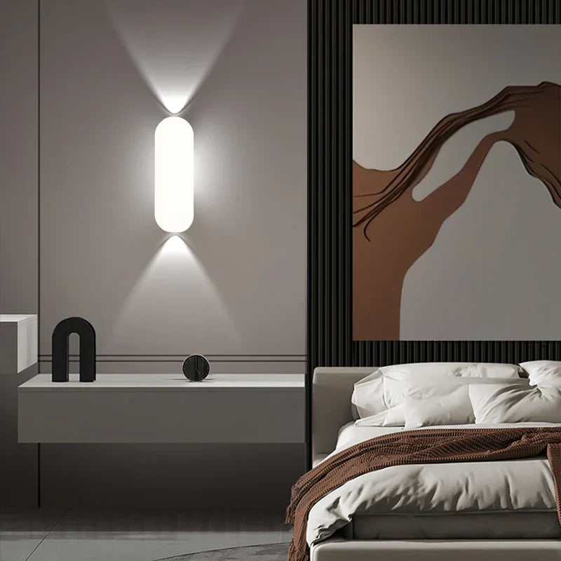 Bolania | Wandleuchte - Wasserdichte LED-Wandleuchte - Moderne Innen-/Außenbeleuchtung