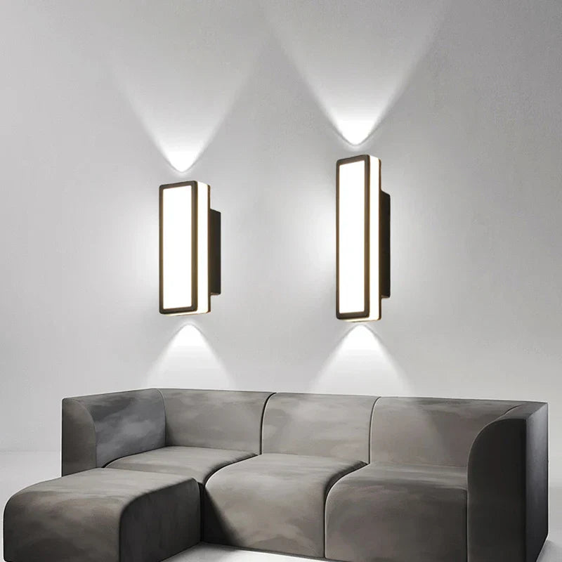 Bolania | Wandleuchte - Wasserdichte LED-Wandleuchte - Moderne Innen-/Außenbeleuchtung