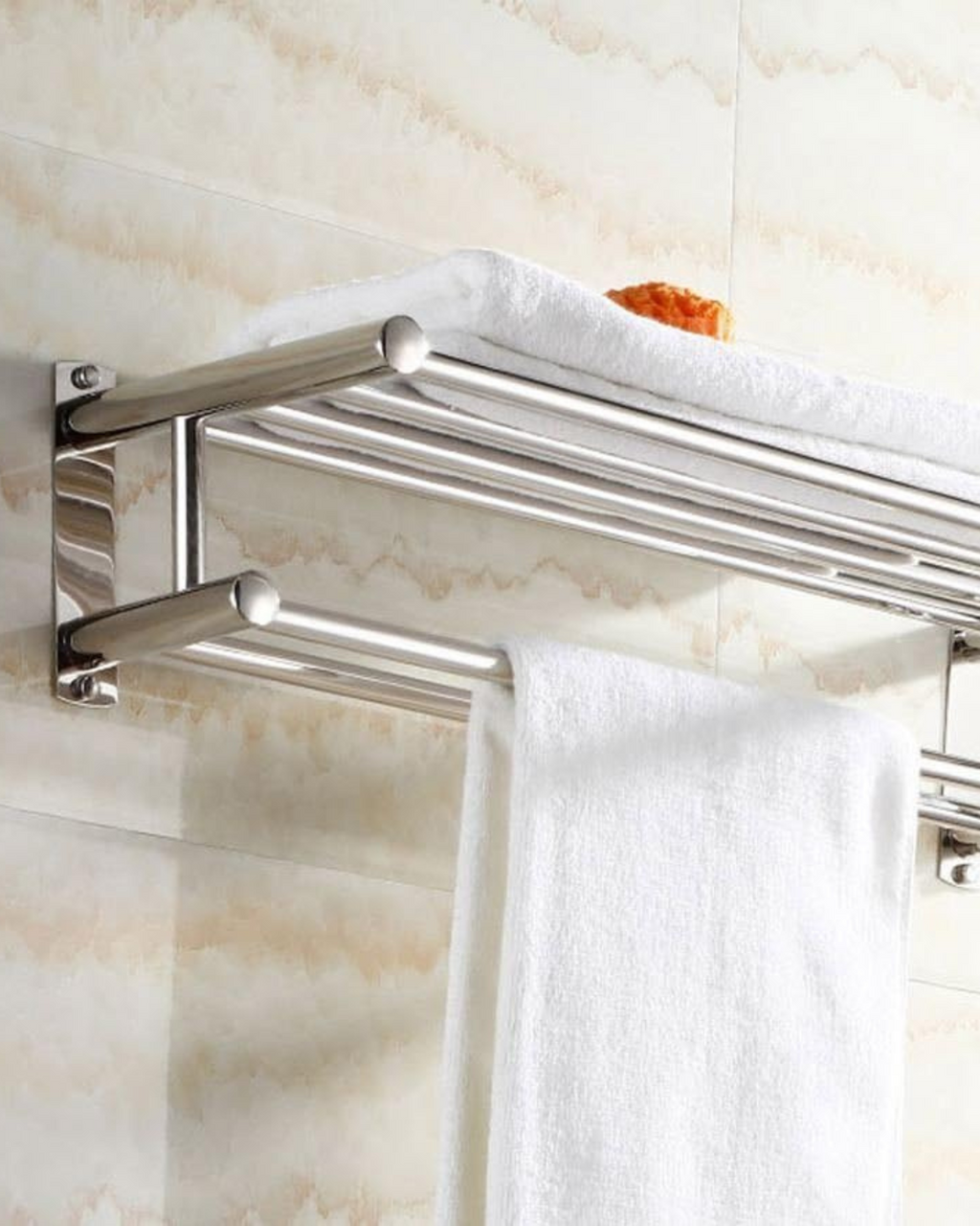 Élanor – Eleganter Wandhandtuchhalter aus Chromstahl