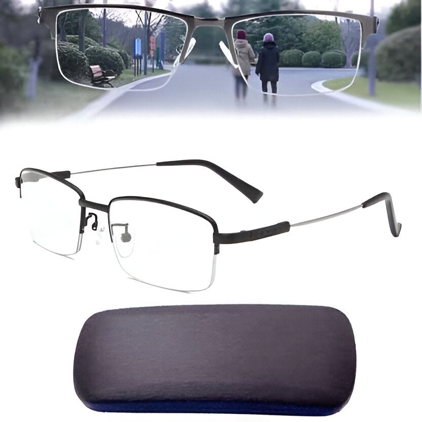 Lesebrille mit Mehreren Sehzonen Blaulichtfilter und UV-Schutz in Verschiedenen Plus-Stärken für Lesen und Bildschirmarbeit - Bolania