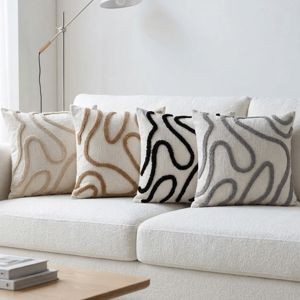 Linéa Chenille - Kissen – Grafische Textur in zeitloser Eleganz - Bolania