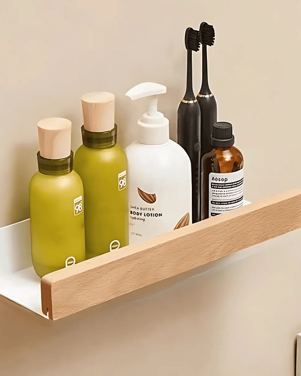 Linea Épure – Elegantes Wandregal aus Massivholz - Bolania