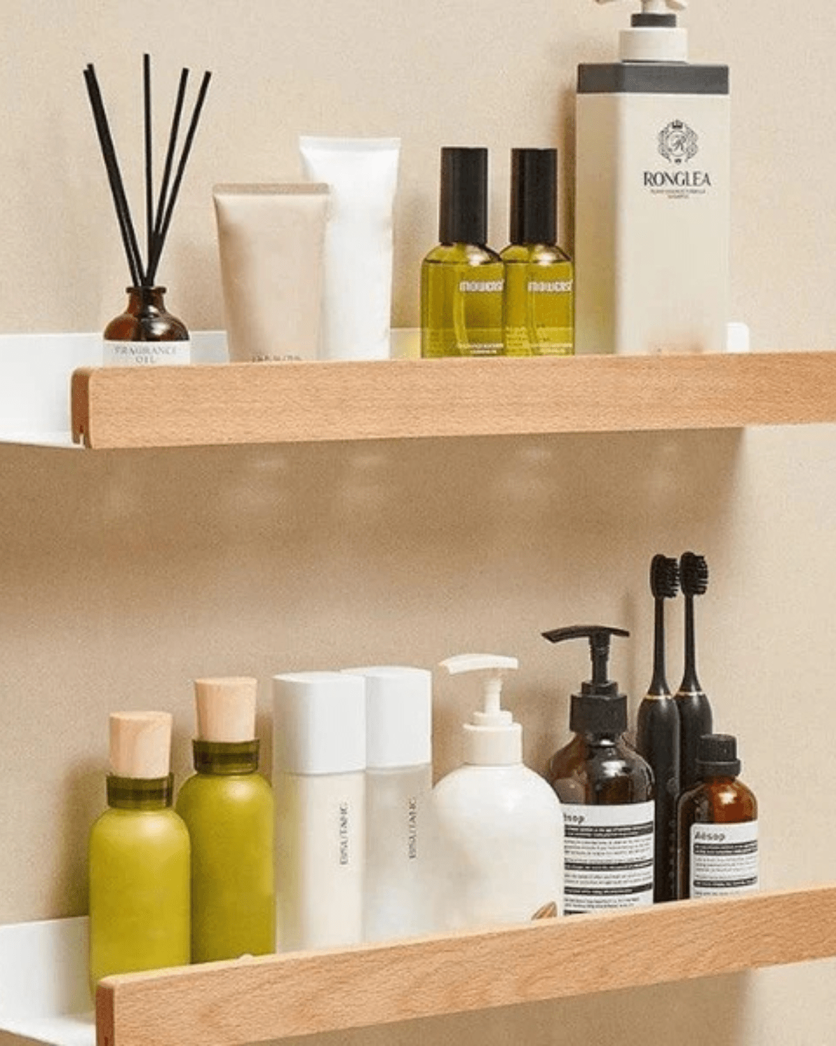 Linea Épure – Elegantes Wandregal aus Massivholz - Bolania