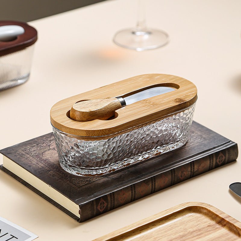 Lucenta Glas - Butterdose – Stilvolles Design für Ihre Küche - Bolania