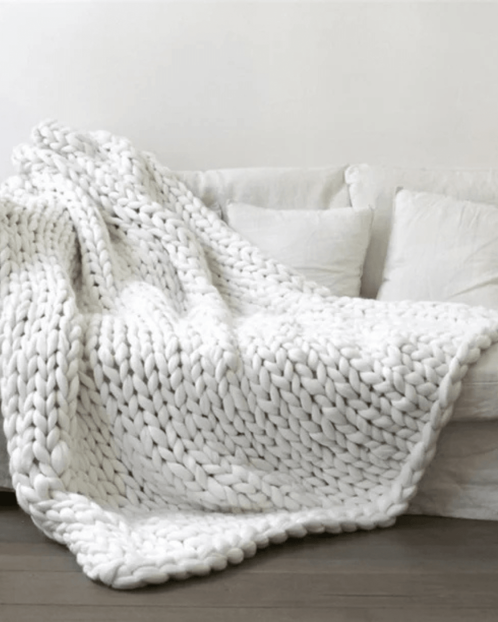 Majesté Luxe – Handgestrickte Kuscheldecke mit Extrastarker Struktur - Bolania