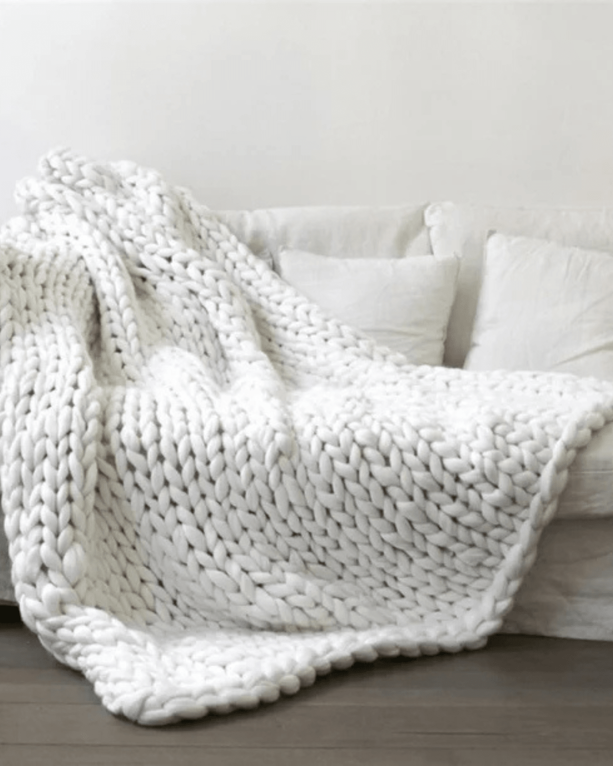 Majesté Luxe – Handgestrickte Kuscheldecke mit Extrastarker Struktur - Bolania