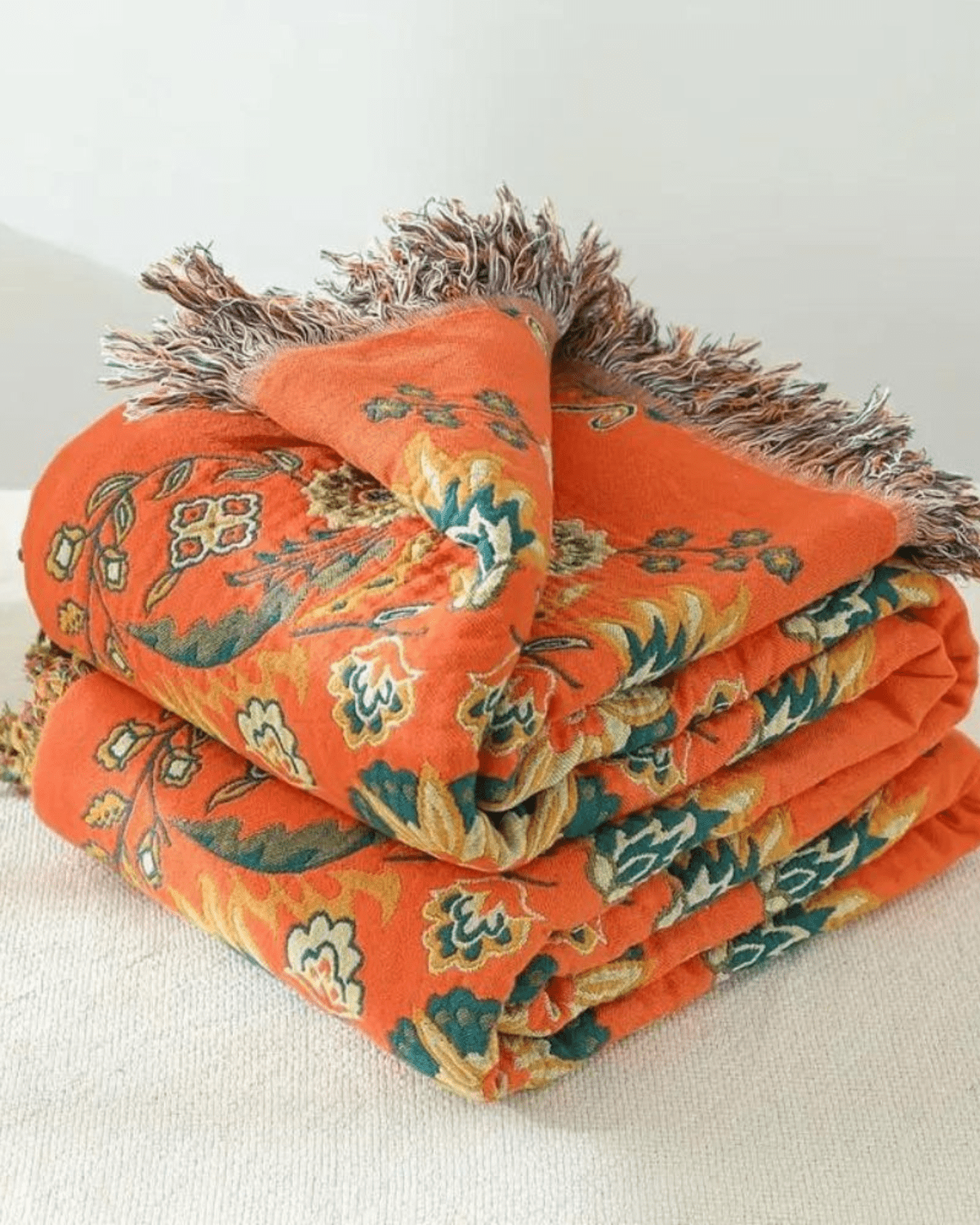 Marigalia Duo – Luxuriöse Wendedecke aus Baumwollgaze - Bolania