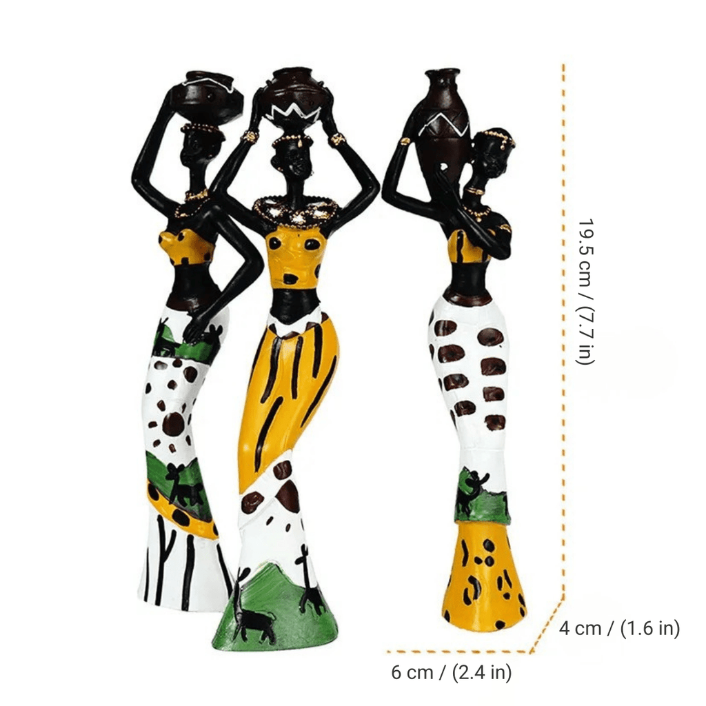 Nayeli Dekorfiguren – Farbige Eleganz mit kunstvoller Note - Bolania