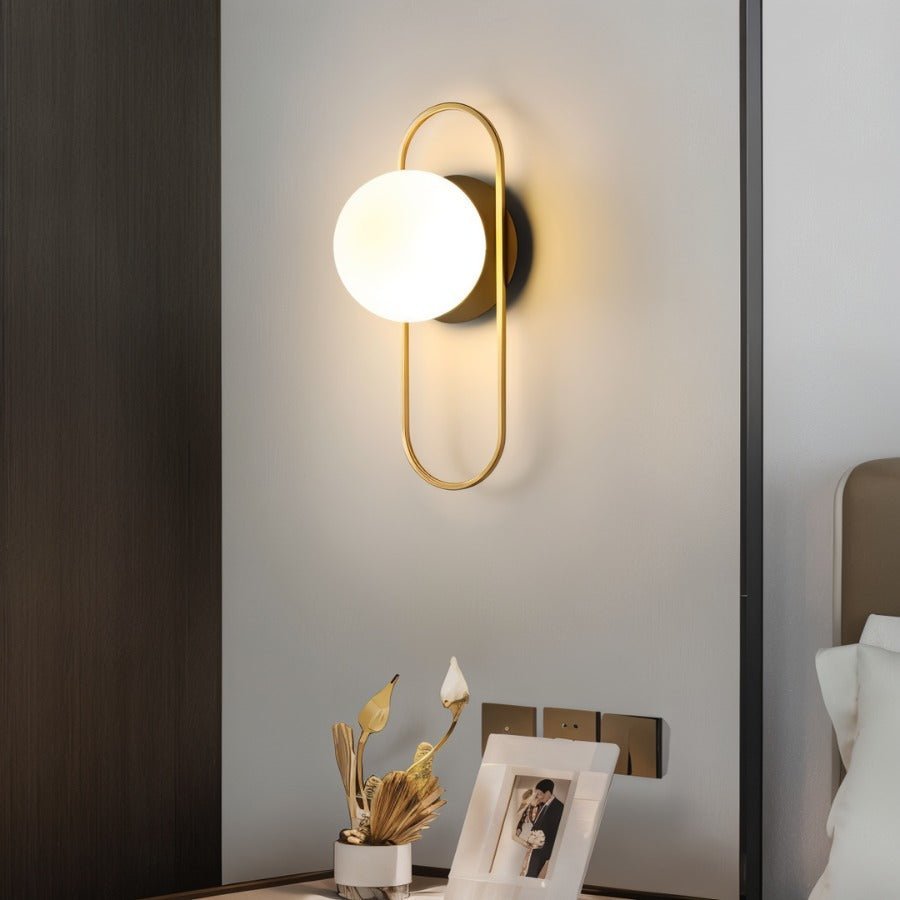 Bolania | Wandleuchte – Elegantes modernes Design – Edles Metallic-Finish