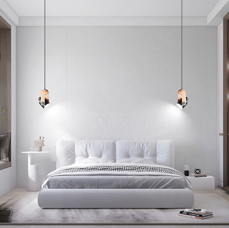 Bolania | Pendelleuchte – Stilvolles nordisches Design aus Holz und Metall – Perfekt für moderne Räume
