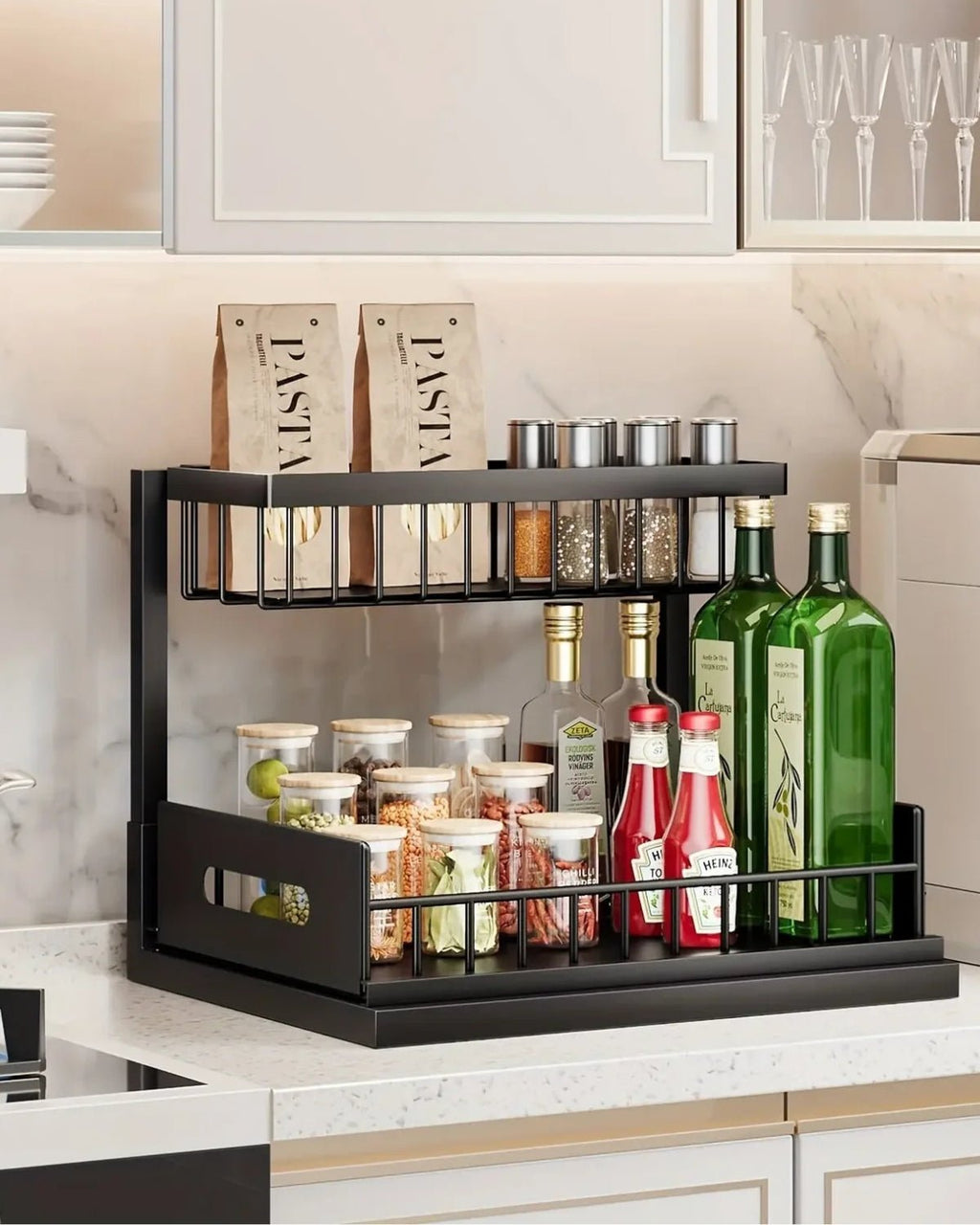 Ordo Lux – Premium Ausziehbarer Unterschrank-Organizer – Bolania
