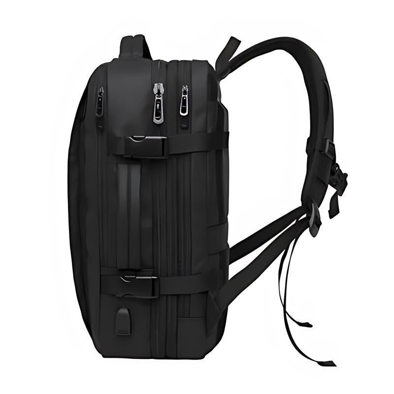 Reiserucksack Erweiterbar mit USB - Port Wasserabweisend Laptopfach 17 Zoll Mehrere Fächer für Handgepäck Business und Reise - Bolania