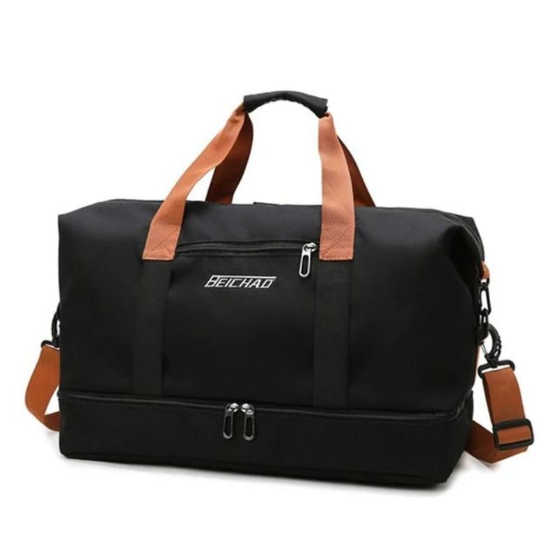 Reisetasche 35L mit Schuhfach Schultergurt und Mehreren Innenfächern aus Wasserabweisendem Oxford - Gewebe für Wochenende und Sport - Bolania