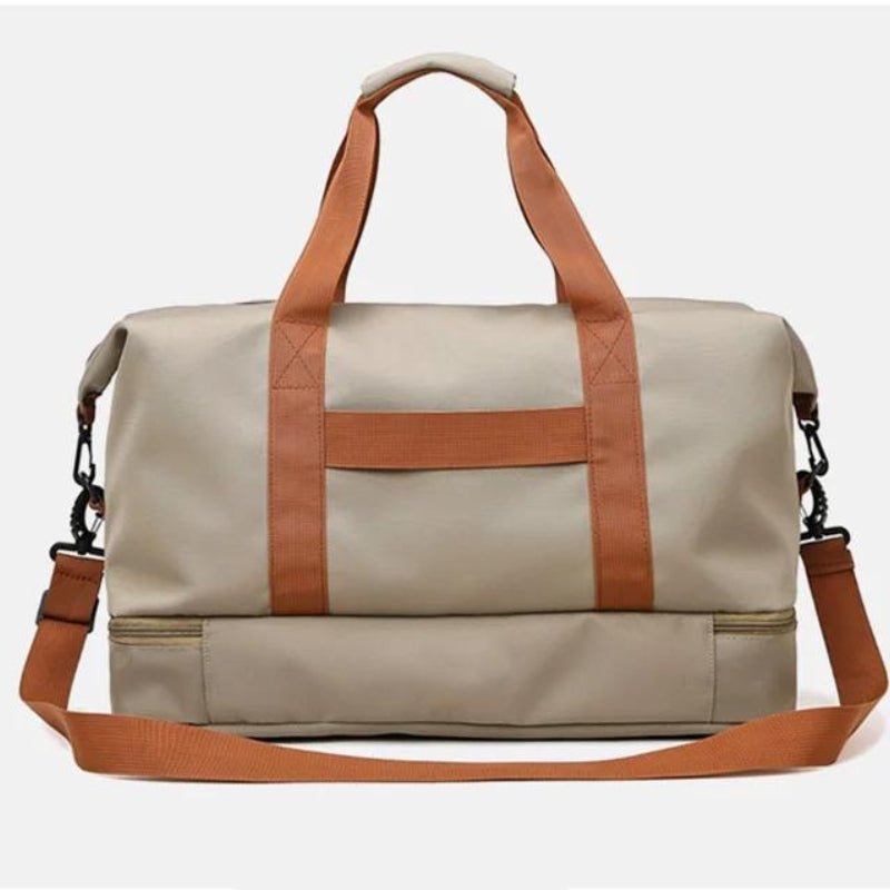 Reisetasche 35L mit Schuhfach Schultergurt und Mehreren Innenfächern aus Wasserabweisendem Oxford - Gewebe für Wochenende und Sport - Bolania