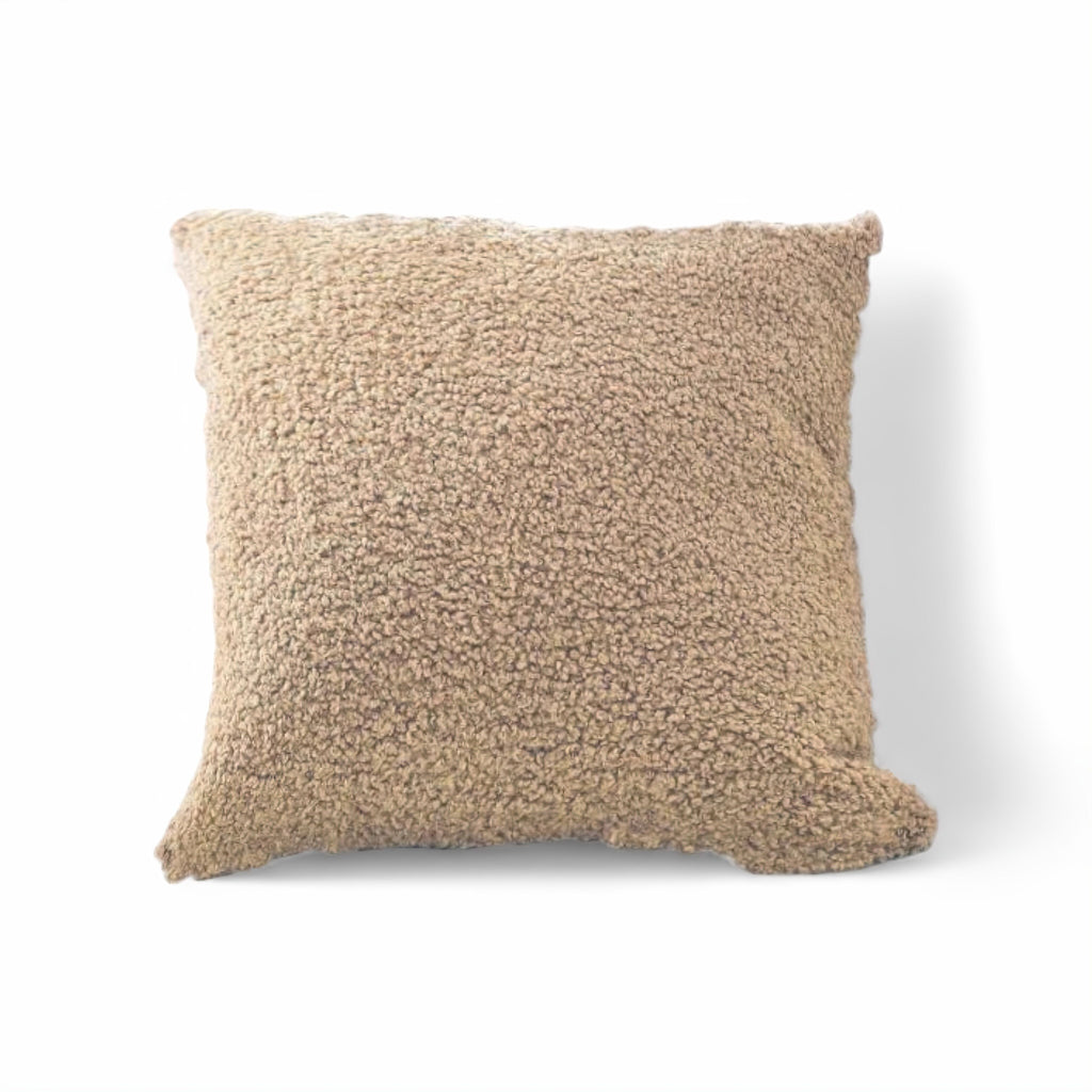 Bouclé Pillow Cover Soft with Loop Relief, for Sofa, Armchair, and Bed