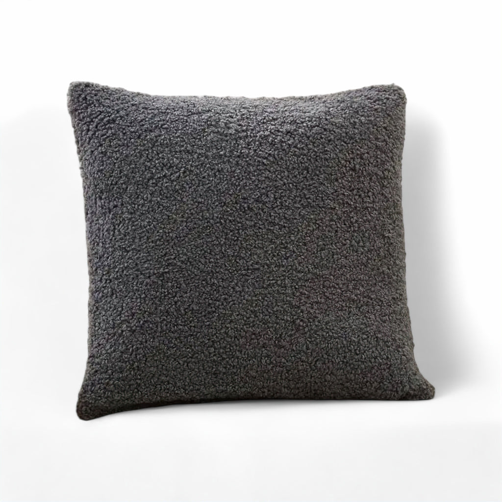 Bouclé Pillow Cover Soft with Loop Relief, for Sofa, Armchair, and Bed