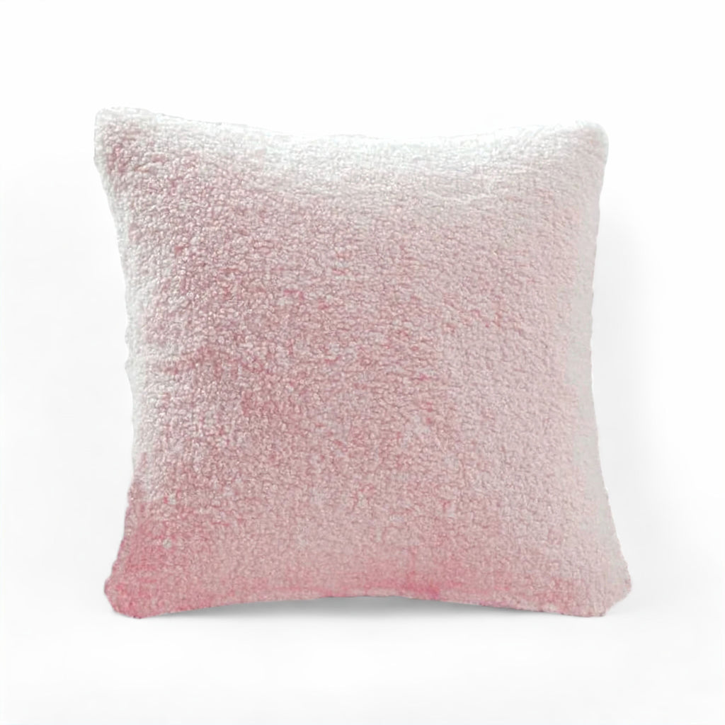 Bouclé Pillow Cover Soft with Loop Relief, for Sofa, Armchair, and Bed