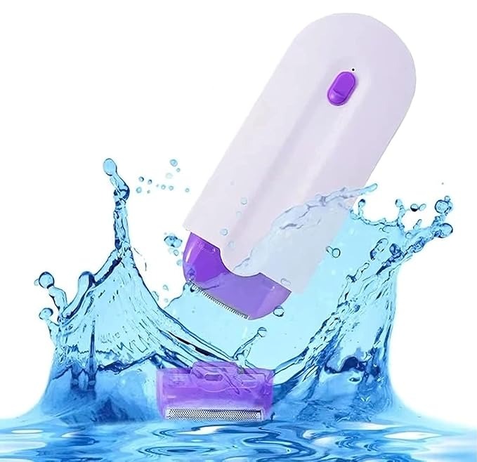 Electric Body Shaver for Men Cordless USB Rechargeable with Protective Foil 2 Attachments for Chest Arms Legs and Intimate Area