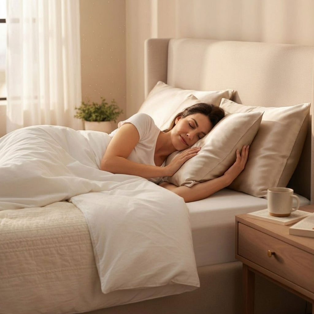 Satin Pillowcase with a Smooth Surface, Low-Friction for Hair and Skin, Rectangular