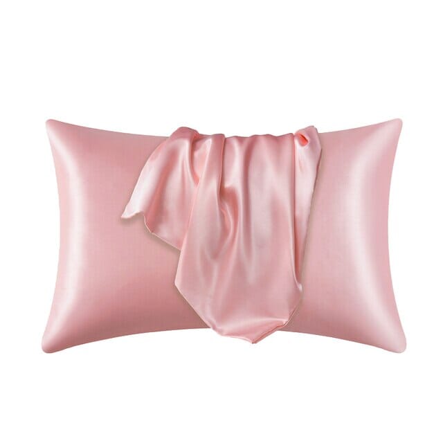 Satin Pillowcase with a Smooth Surface, Low-Friction for Hair and Skin, Rectangular